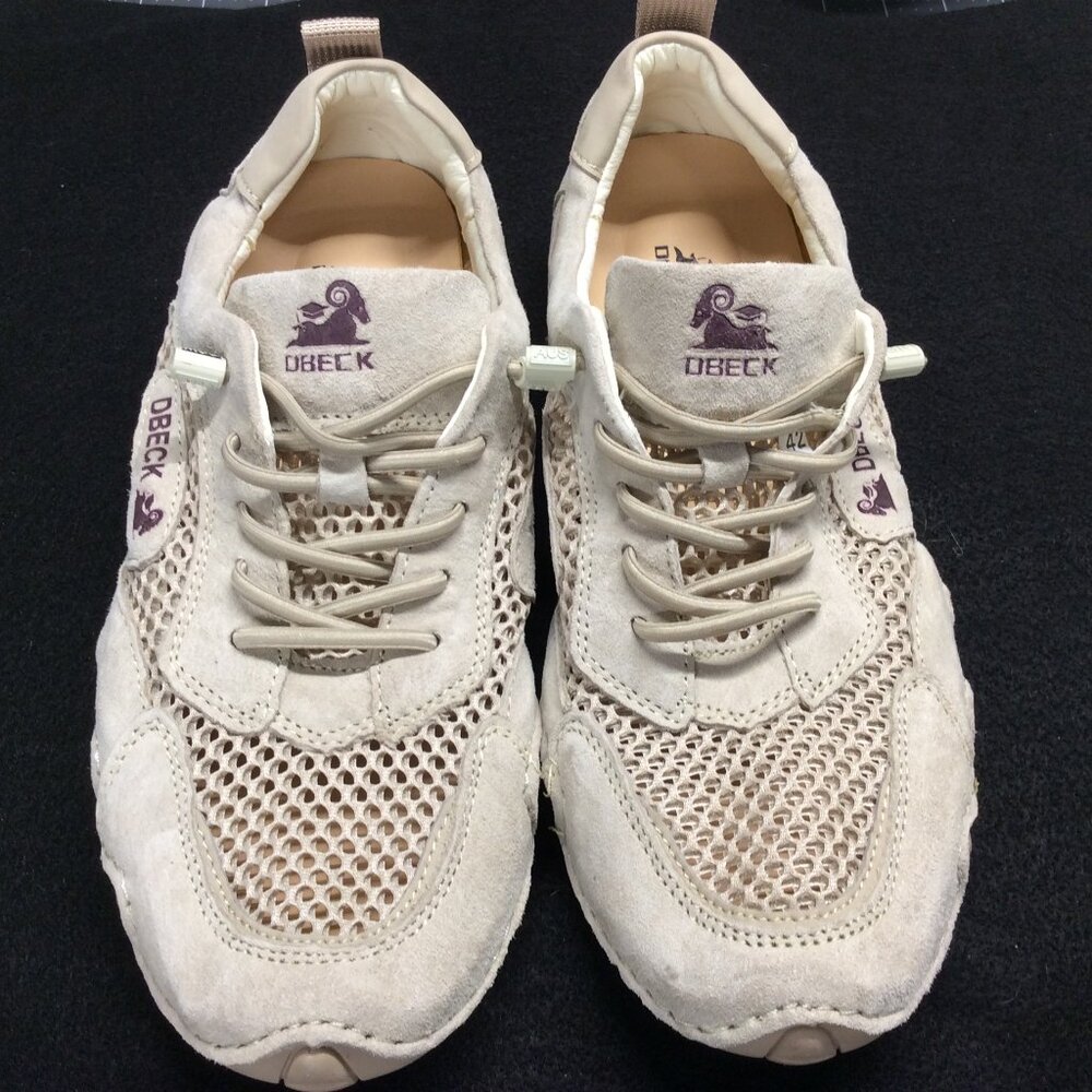 Dbeck Beige Outdoor Mesh Trail Shoes Hiking & Walking Breathable 42 US 10